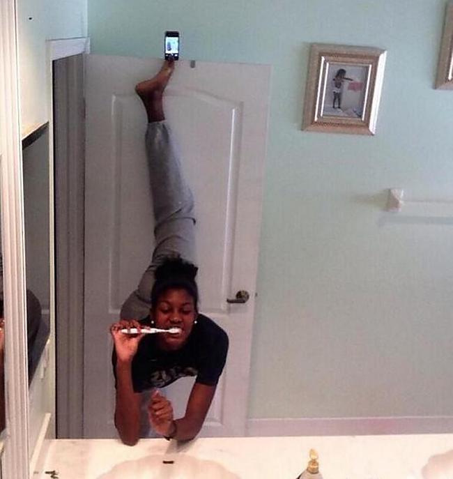 Scaronī meitene var tīrīt... Autors: vodkam Bīstamākie selfiji