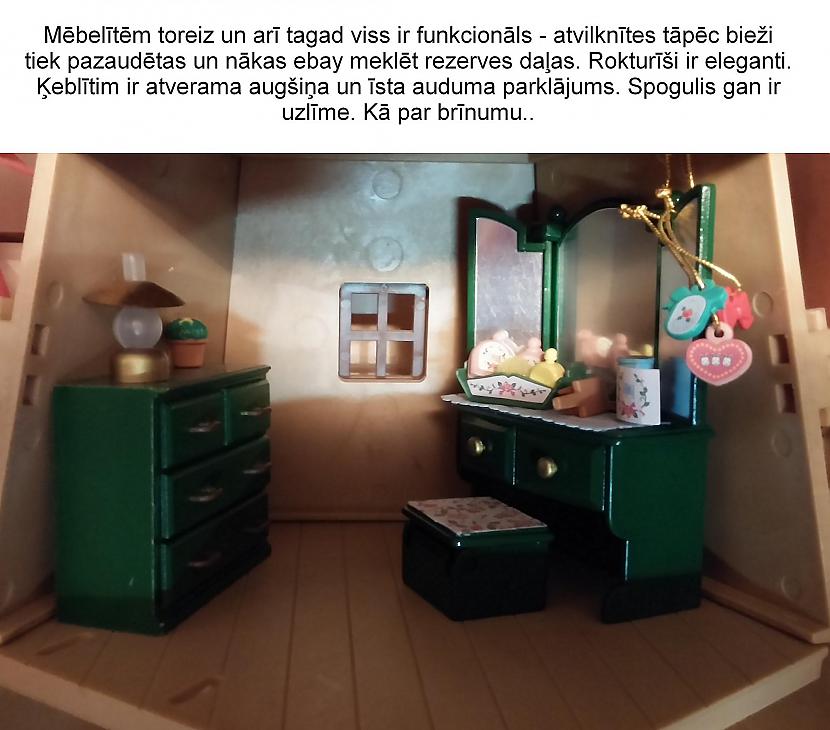 Guļamistabas iekārta Autors: Artume Antropomorfizēto zvēriņu pasaule, jeb "Sylvanian Families"