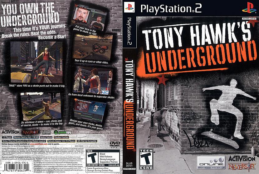 Un vēlviena TONY HAWK daļa kas... Autors: tokyowolf PS 2 spēļu atskats