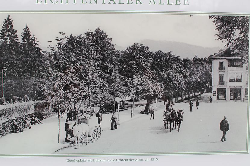 Lihtentāles aleja 1910gadā... Autors: Deony Uz Bāden-Bādeni