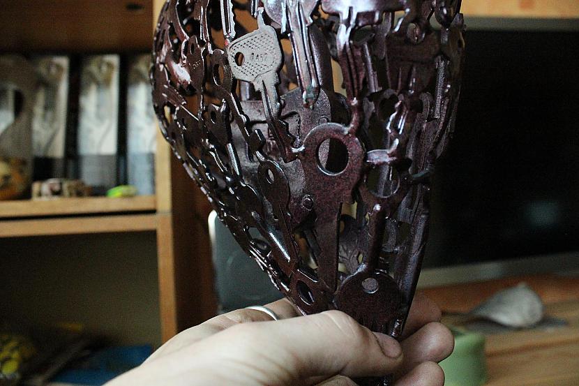  Autors: kpot DIY. Heart from keys..