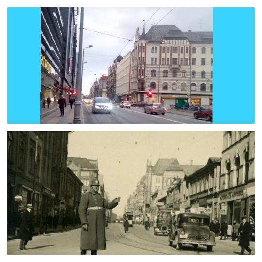Brīvības iela kur atrodas... Autors: ghost07 2014 vs 1930 gads (Rīga)