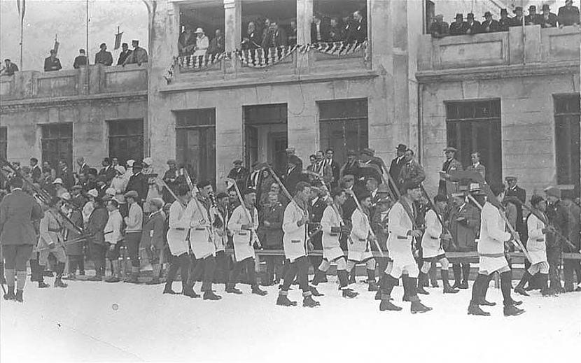 Franču hokeja komanda 1924... Autors: Fosilija Pirmās Ziemas Olimpiskās spēles.