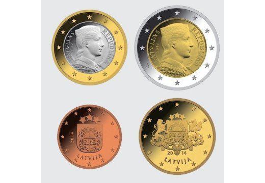 Latvijas eiro Autors: GudraisLV Eiro monētas