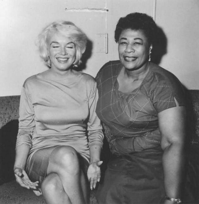 Merilina Monro un Ella... Autors: Uldis Siemīte #3  30  veco laiku slavenību fotogrāfijas par kurām tu nenojauti.