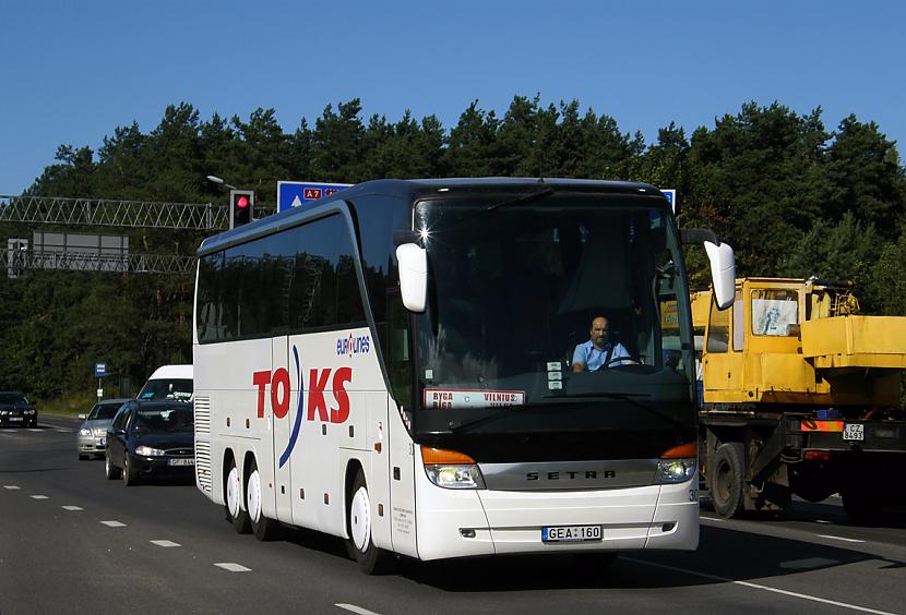 Setra S415HDH Autors: bobija UAB „Tolimojo keleivinio transporto kompanija,Almir“,Klaipėdos autobusų parkas