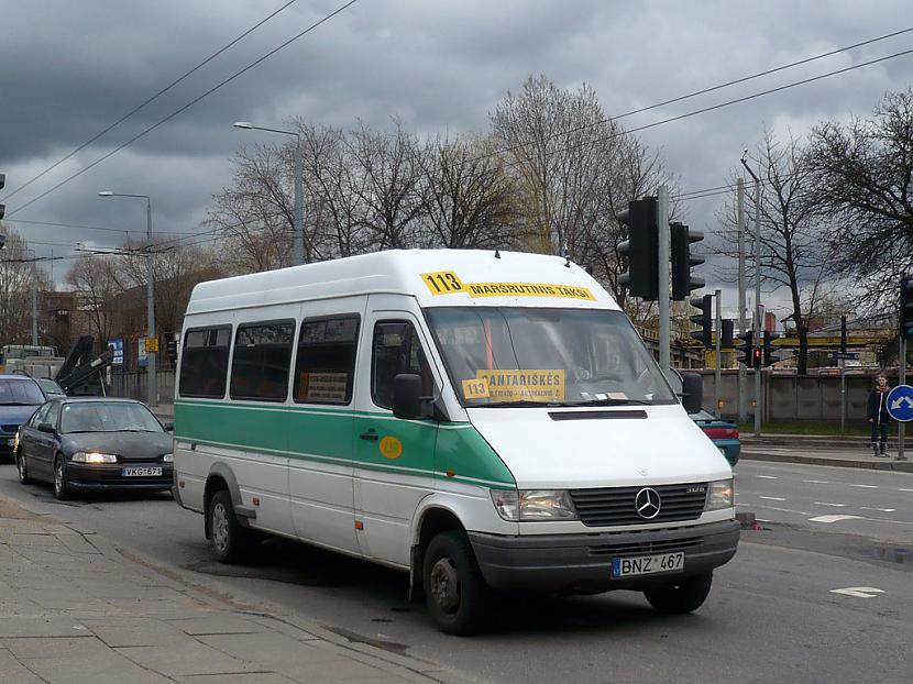 MercedesBenz Sprinter 412D Autors: bobija UAB „Tolimojo keleivinio transporto kompanija,Almir“,Klaipėdos autobusų parkas