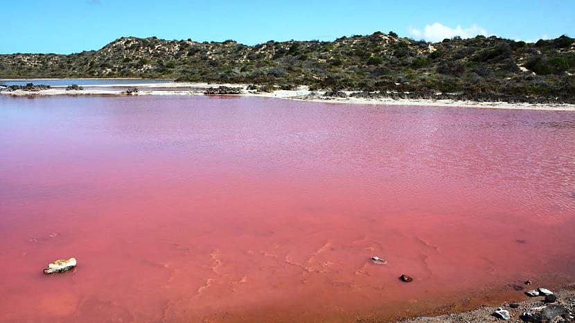 Hilljera ezers Austrālija... Autors: sancisj Pasaulē skaistākās vietas