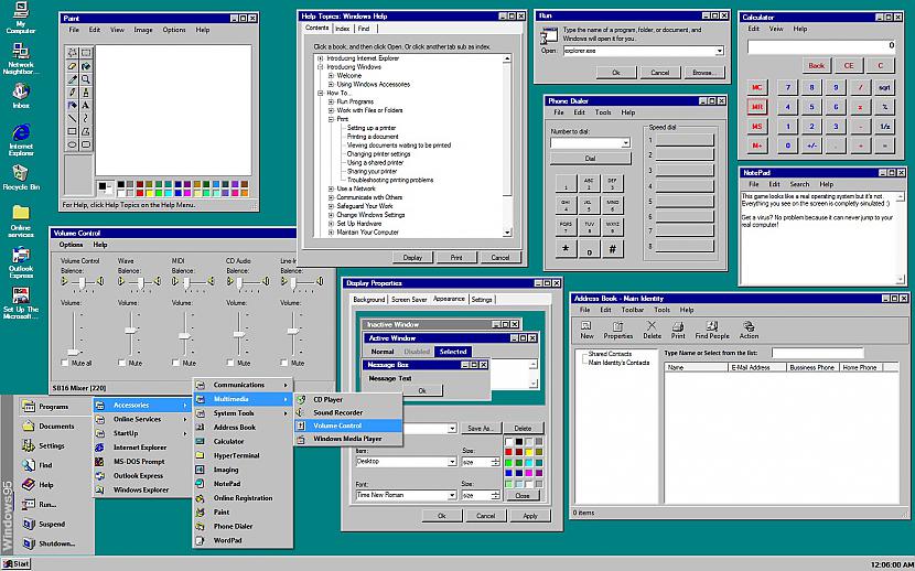 Windows 95Atceros kaut kādas... Autors: Werkis2 90desmitiem-2000.gadi(Vecie labie laiki, kad zāle bija zaļāka un debsis zilākas)