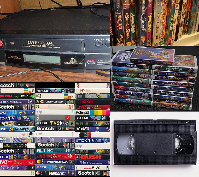 VHS videokasetes no vienas... Autors: Werkis2 90desmitiem-2000.gadi(Vecie labie laiki, kad zāle bija zaļāka un debsis zilākas)