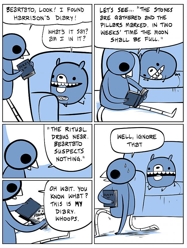  Autors: tifaanija Nedroid comics! Beartato & Reginald <3