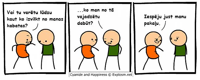  Autors: Bigmaneds Cyanide&Happiness Latviski 3.daļa