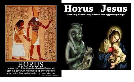 Horus un viņa māte Izīda Bildē... Autors: Meza duums 8.daļa. Augstas klases un pakāpes Dievi un dēmoni.