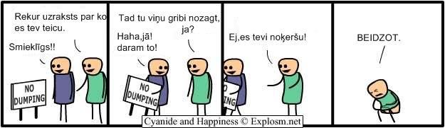  Autors: Rolton4iks Cyanide & Happiness komiksi latviski (10) MEGAPAKA