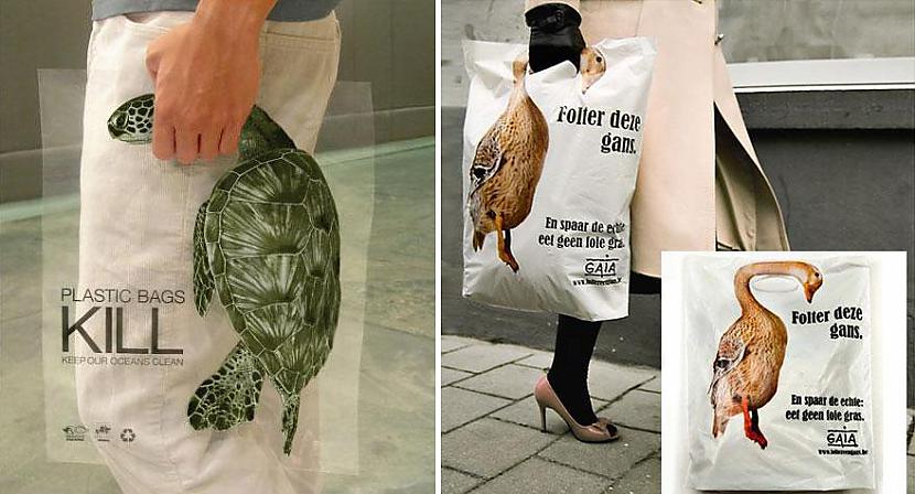 Plastmasas maisiņi nogalina... Autors: Fosilija Reklāmas, kas liks aizdomāties.