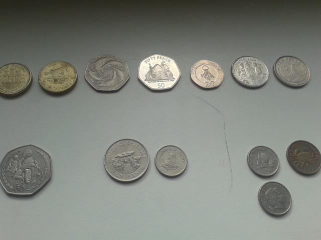 Lielbritānijai piederoscaronās... Autors: es  cilvēks Mana monētu kolekcija