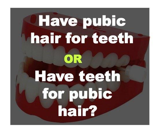 Ko Tu izvēlētos  zobu vietā... Autors: ČOPERS Tava grūtākā dzīves izvēle!