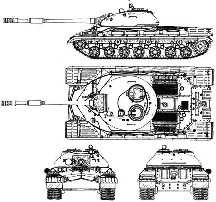 Projektēts 19481950gadamRažots... Autors: KŪMIŅŠ Tanku sērija IS ( jeb Iosif Stalin )