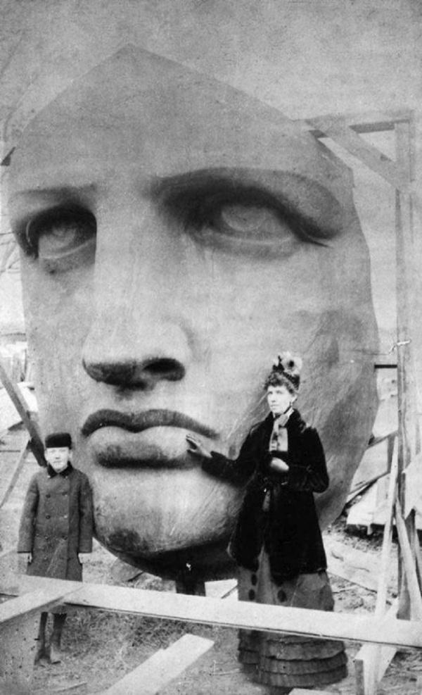 Brīvības statujas galvas... Autors: Fosilija Reti kadri.