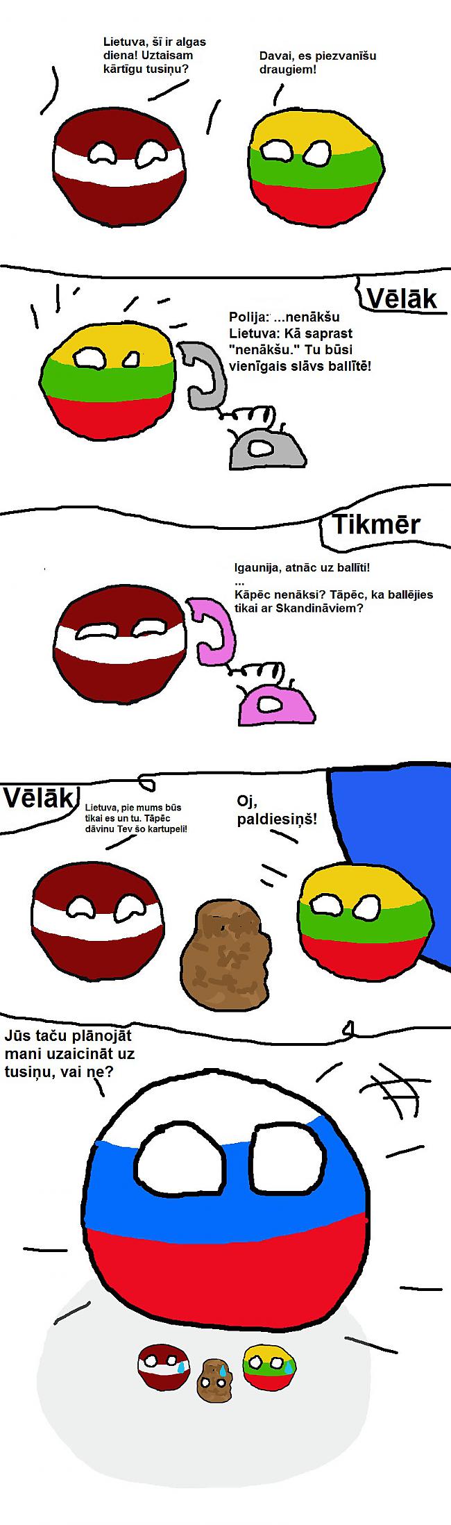  Autors: MrLatviskais Polijas Bumbas komiksi par Latviju (Latviskoti).
