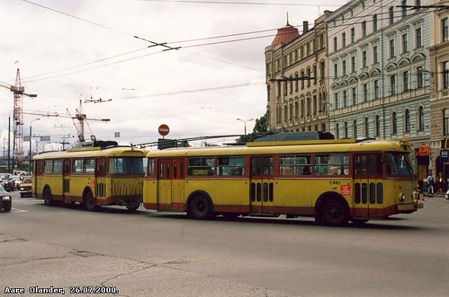  Autors: SinagogenBombardiren Škoda 12 Tr trolejbusi Rīgas ielās.