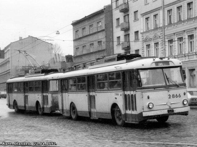  Autors: SinagogenBombardiren Škoda 12 Tr trolejbusi Rīgas ielās.