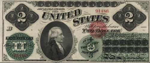 2dolāru banknote kas izdota... Autors: AnonimaisxD Fakti par 2 - dolāru.