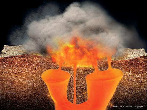 Uz Francijas zinātnieku teikto... Autors: Zutēns Vai Pasaules Gals Slēpjas Aiz Šī Vulkāna?