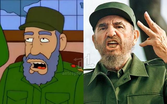 Fidels Kastro Autors: forever clear Reāli cilvēki Simpsonos