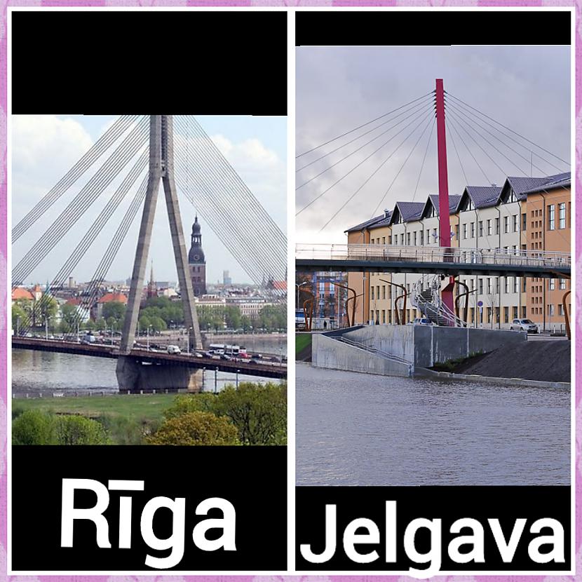 Vanšu tilts Rīgā vs Mītavas... Autors: ghost07 Rīga vs Latvija (Līdzības)