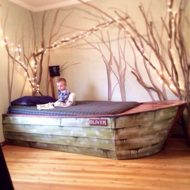  Autors: Hello Padomi no interneta,bērnu gultiņa  laivas formā paša rokām.