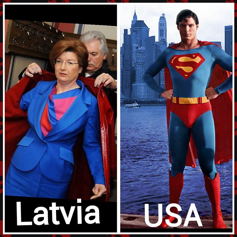 Ingūna Sudraba vs Supermens... Autors: ghost07 Latvija vs Pasaule (līdzības) 2. daļa