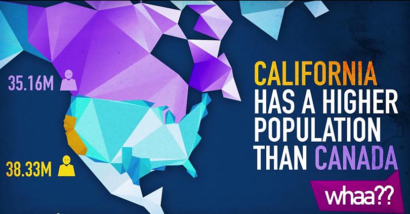 Kalifornijā dzīvo vairāk... Autors: Nalto Kaste ar faktiem