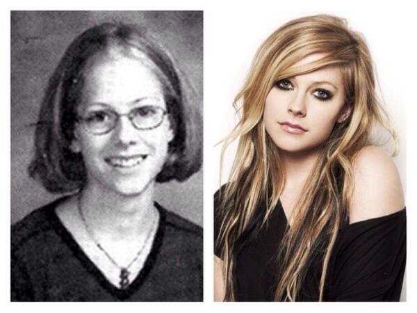 Dziedātāja  Avril Lavigne... Autors: Vafeleens Before and After (slavenības) 2