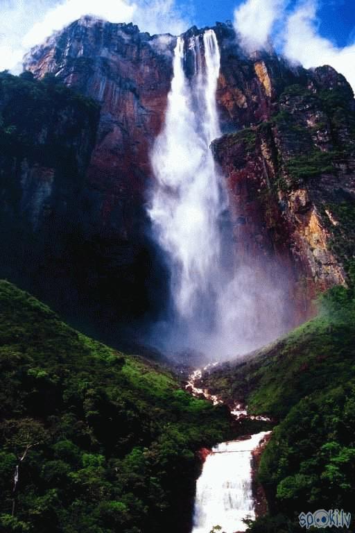 Enģeļu ūdenskritums Venecuēlā... Autors: Fosilija Tev patiks.