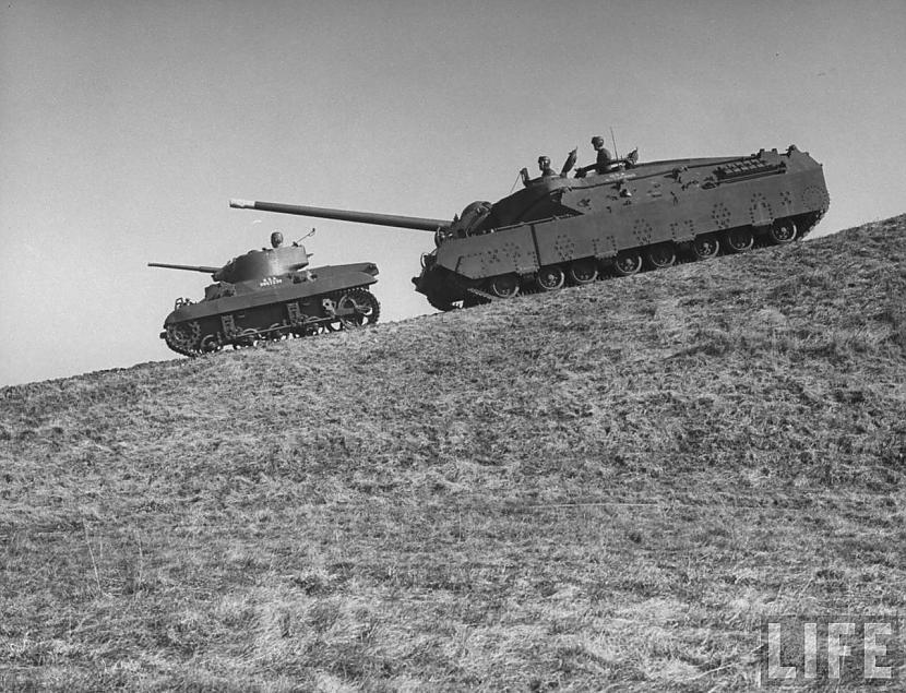 nbsp nbspTankam bija 500 zs... Autors: Mao Meow T28 – Lielākais ASV tanks, kādu tā ir uzbūvējusi.