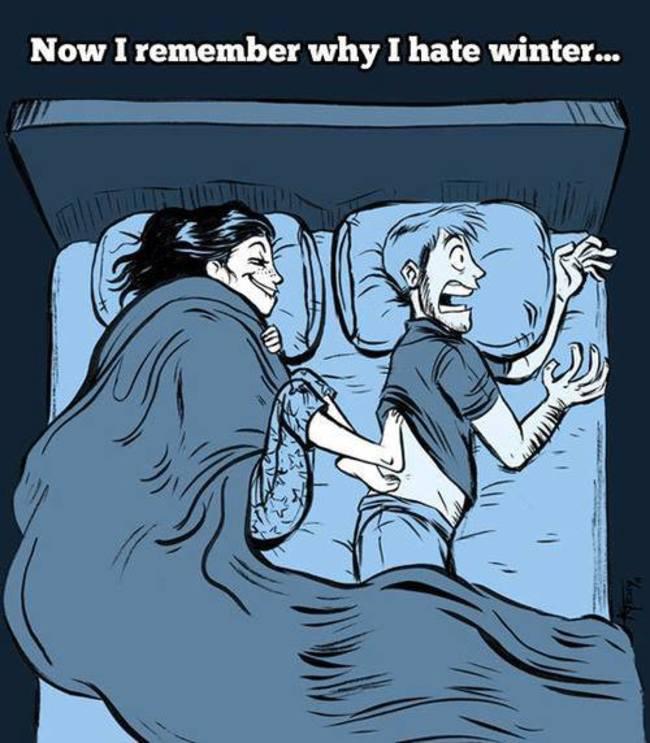 Bet vismaz gultā man ir... Autors: kaķūns Cīniņš ar ziemas problēmām