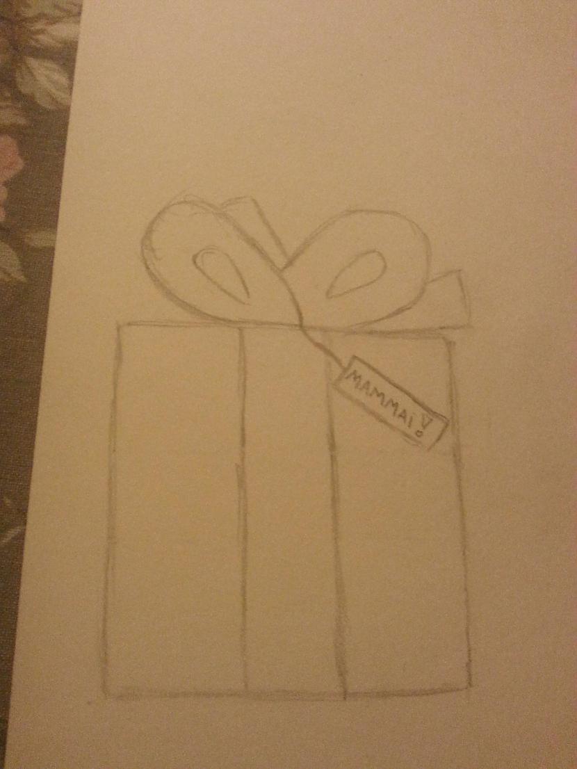 Tagad zīmējam dāvaniņu... Autors: AquaAngel Ziemassvētku apsveikums