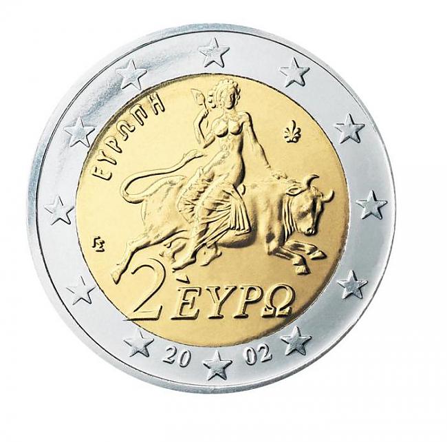 2 eiro Uz scaronīs monētas... Autors: KASHPO24 Grieķijas eiro monētas