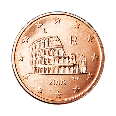5 centi Monētas reversa attēlā... Autors: KASHPO24 Itālijas eiro monētas.