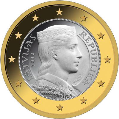 1 eiro monētas reversa... Autors: KASHPO24 Latvijas eiro monētas.
