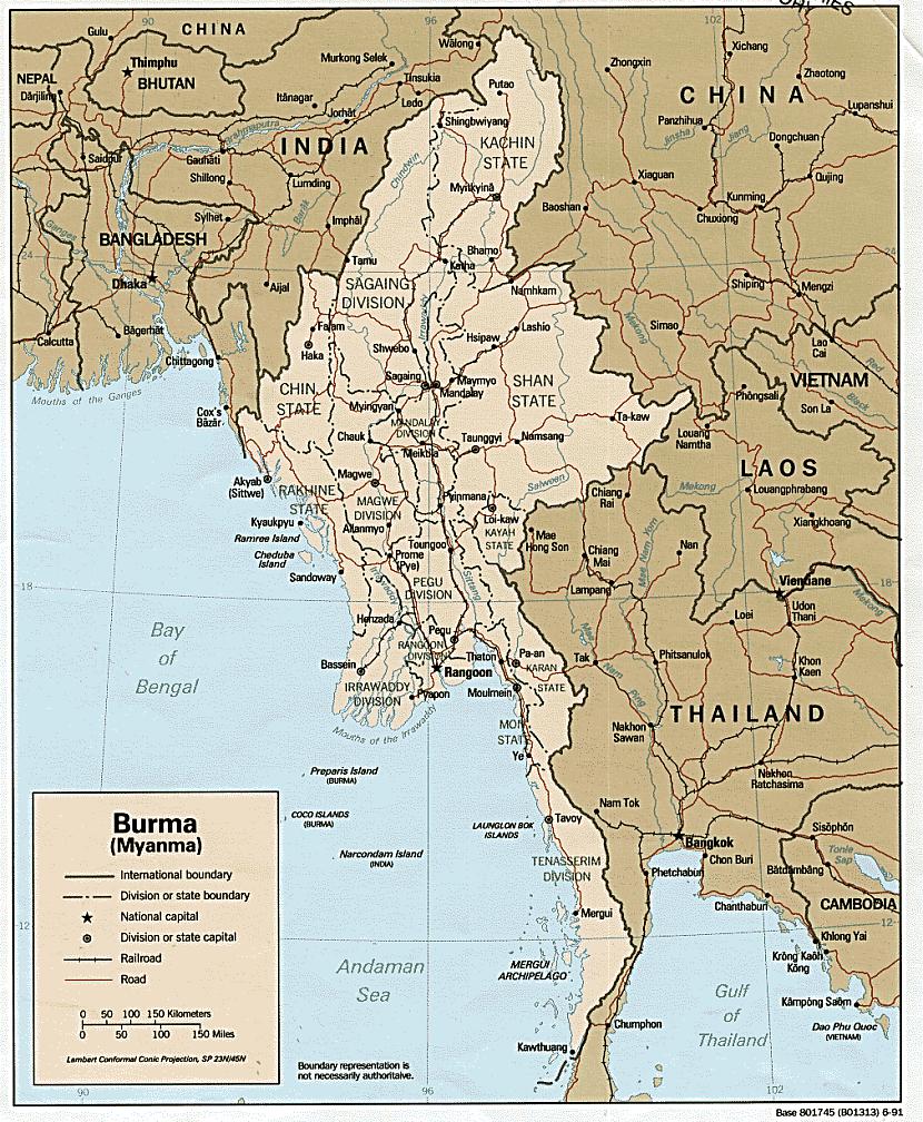 nbsp nbspMjanmai teritorija ir... Autors: Mao Meow Pasaules valstis[2]: Mjanma aka Birma