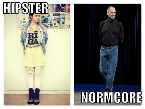 Atscaronķirībā no hipsteriem... Autors: Fosilija Vai tu esi #HIPSTER vai #NORMCORE? 10 pazīmes, pēc kurām atšķirt šos stilus