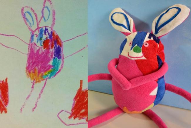 Katrīna 2 gadi Autors: MazAa888 Pēc bērnu zīmējumiem veidotas rotaļlietas