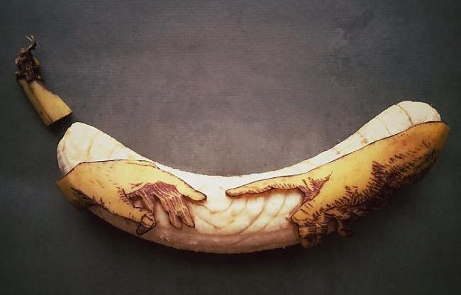5 quotBanāna mākslas darbsquot... Autors: Lords Lanselots Paralēlajā pasaulē banāni ēd cilvēkus!