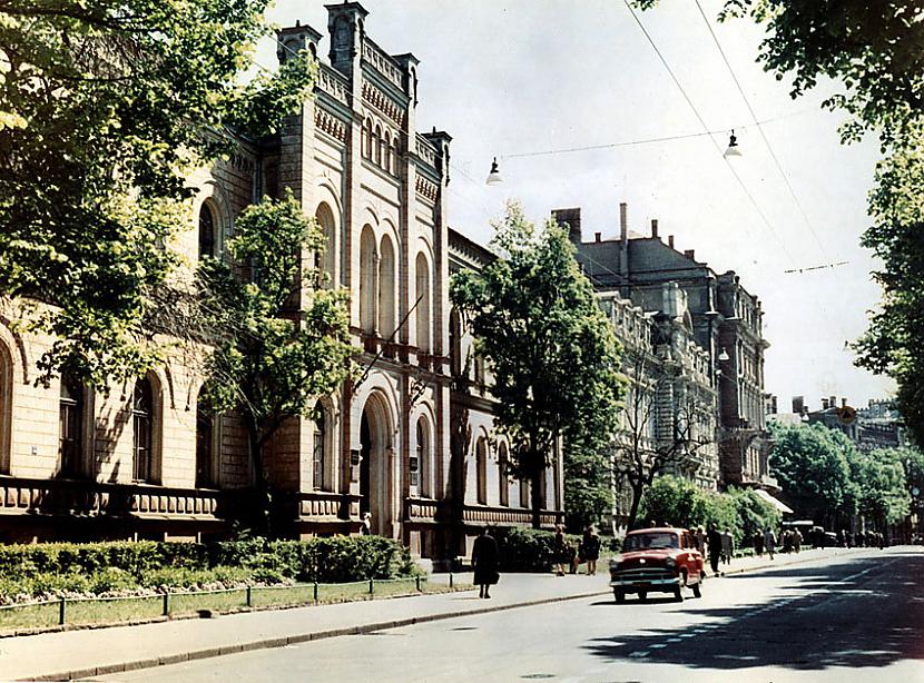 Raiņa bulvāris 1950 Autors: slida Vecā, labā Rīga. Eksluzīvi FOTO.