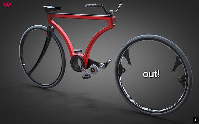 Tagad kad priekšējā riepa... Autors: KixDubstep Spāņu dizaineris izveido jauna veida riteni!