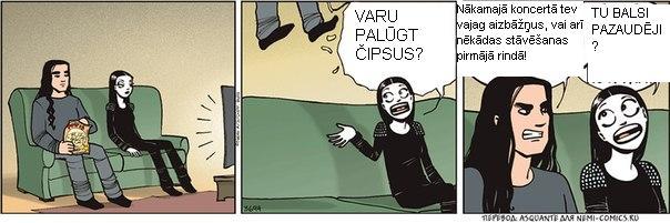  Autors: infectedgrrl Nemi komiksi 11, tulkoti