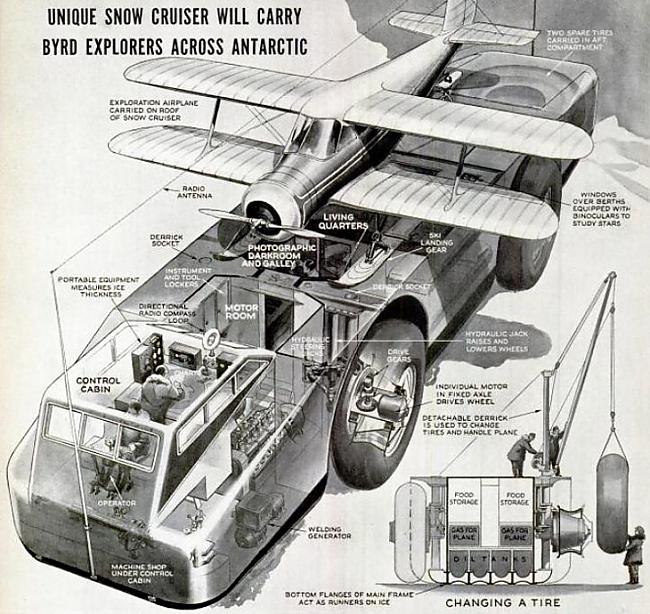 nbsp nbspPēc scaronī... Autors: Mao Meow Antarctic Snow Cruiser – futūristiskā Antarktīdas izpētes mašīna