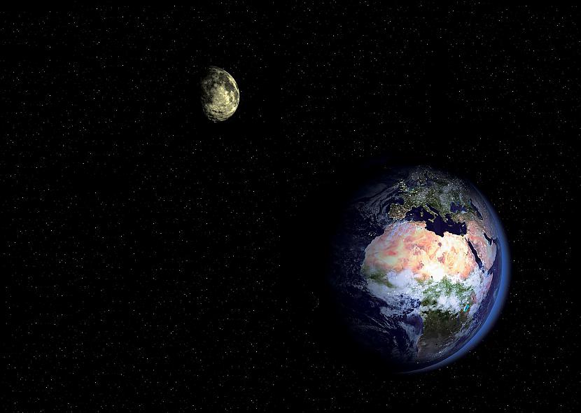 Mēness ir 400 reizes mazāks... Autors: Kapteinis Cerība Interesanti Fakti Par MĒNESI